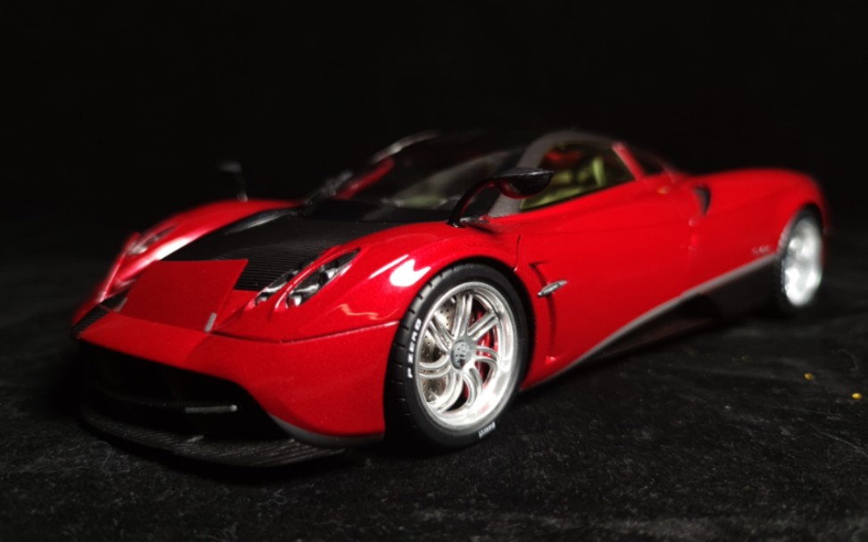 【917pinkpig】来自威利welly子品牌gta(gtauto)出品的1:18比例帕加尼