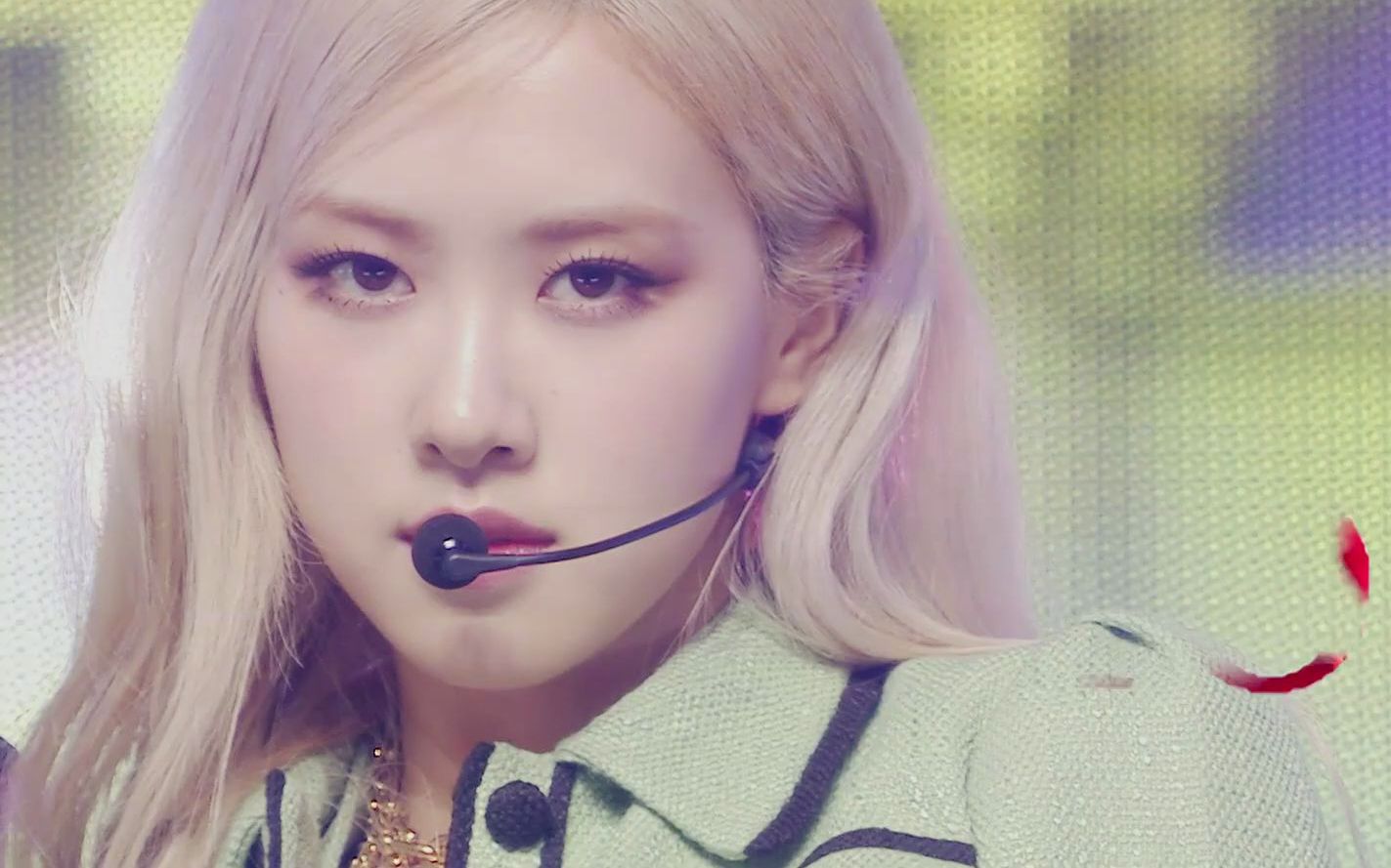 blackpink朴彩英solo出道曲on the ground 210327打歌舞台