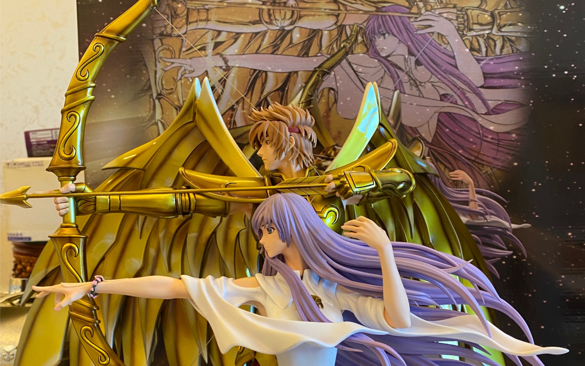 开箱来自tja工作室出品的lc射手座&雅典娜 这也太帅了吧!