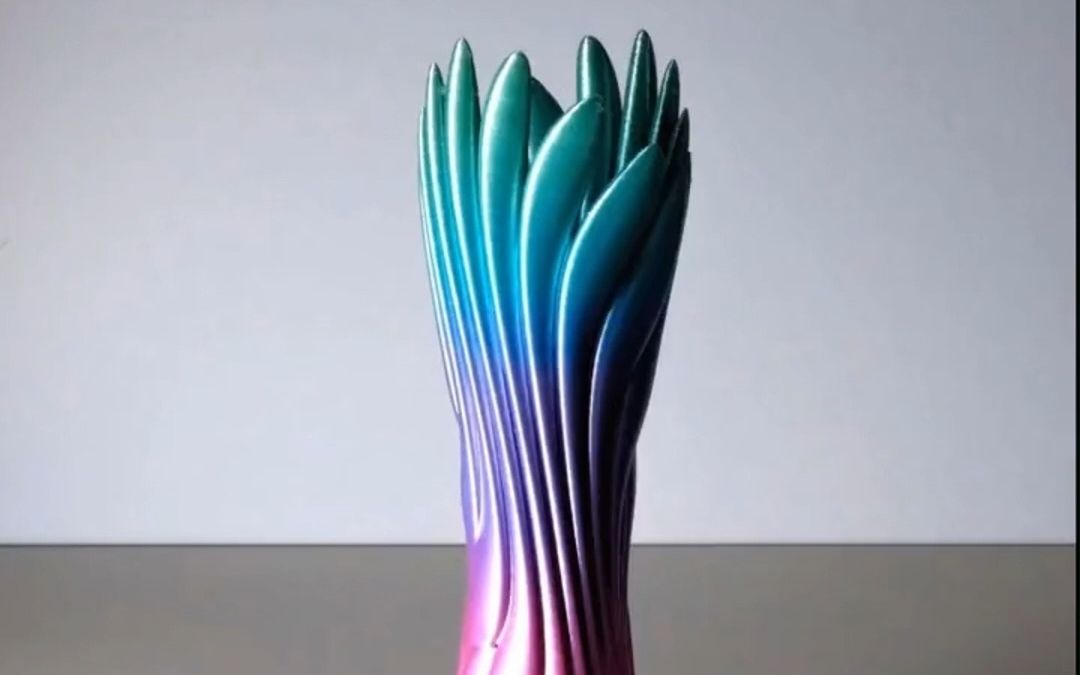 k1 3d打印渐变色花瓶