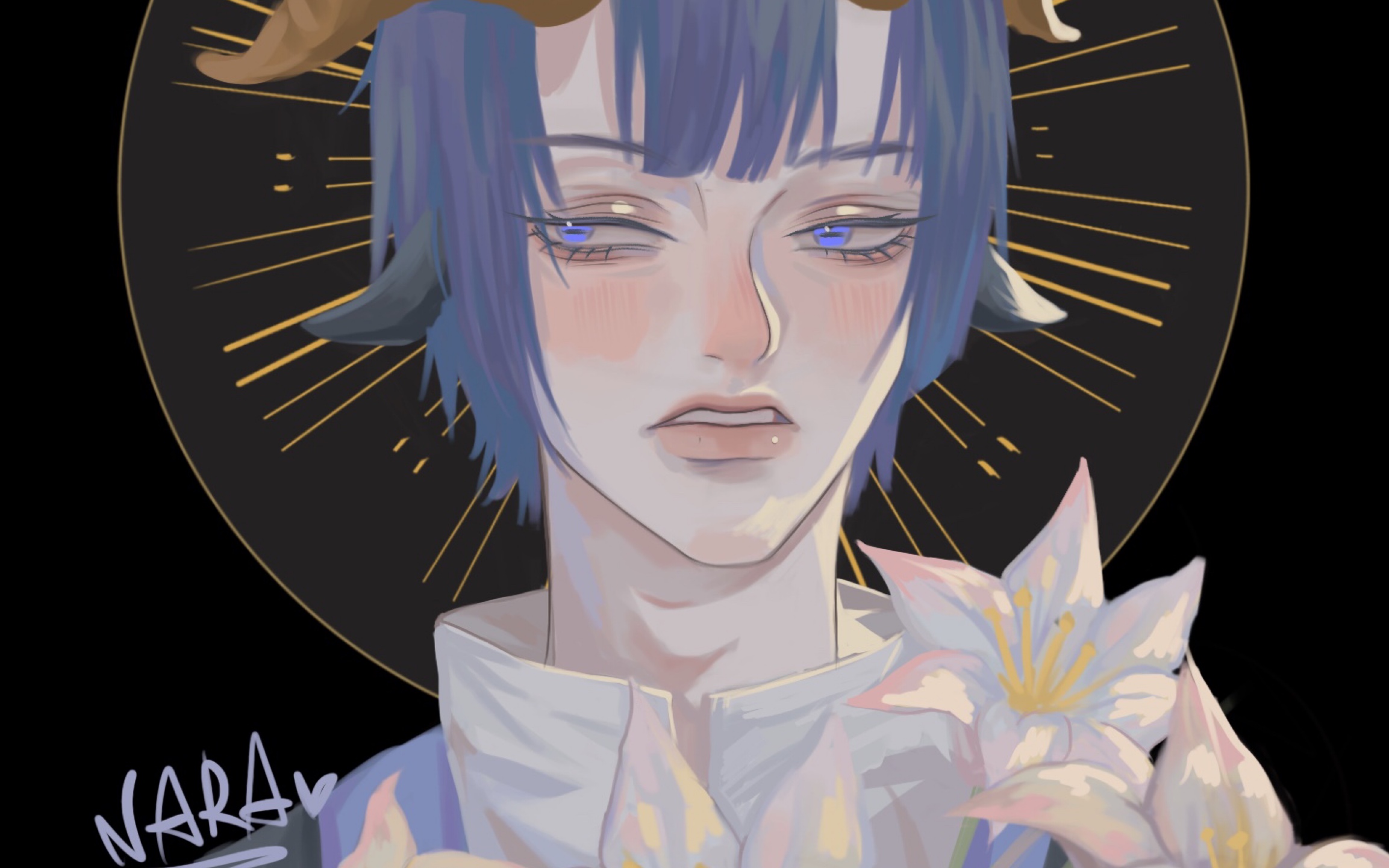 【procreate】恶魔牧师