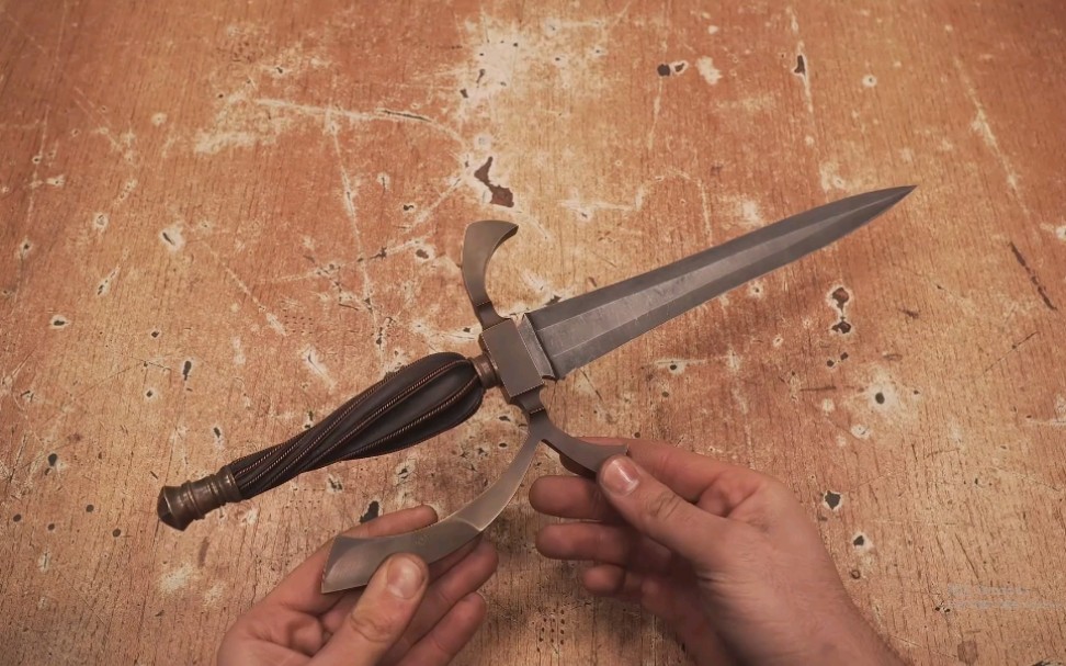 废弃的锉刀打造成超漂亮匕首