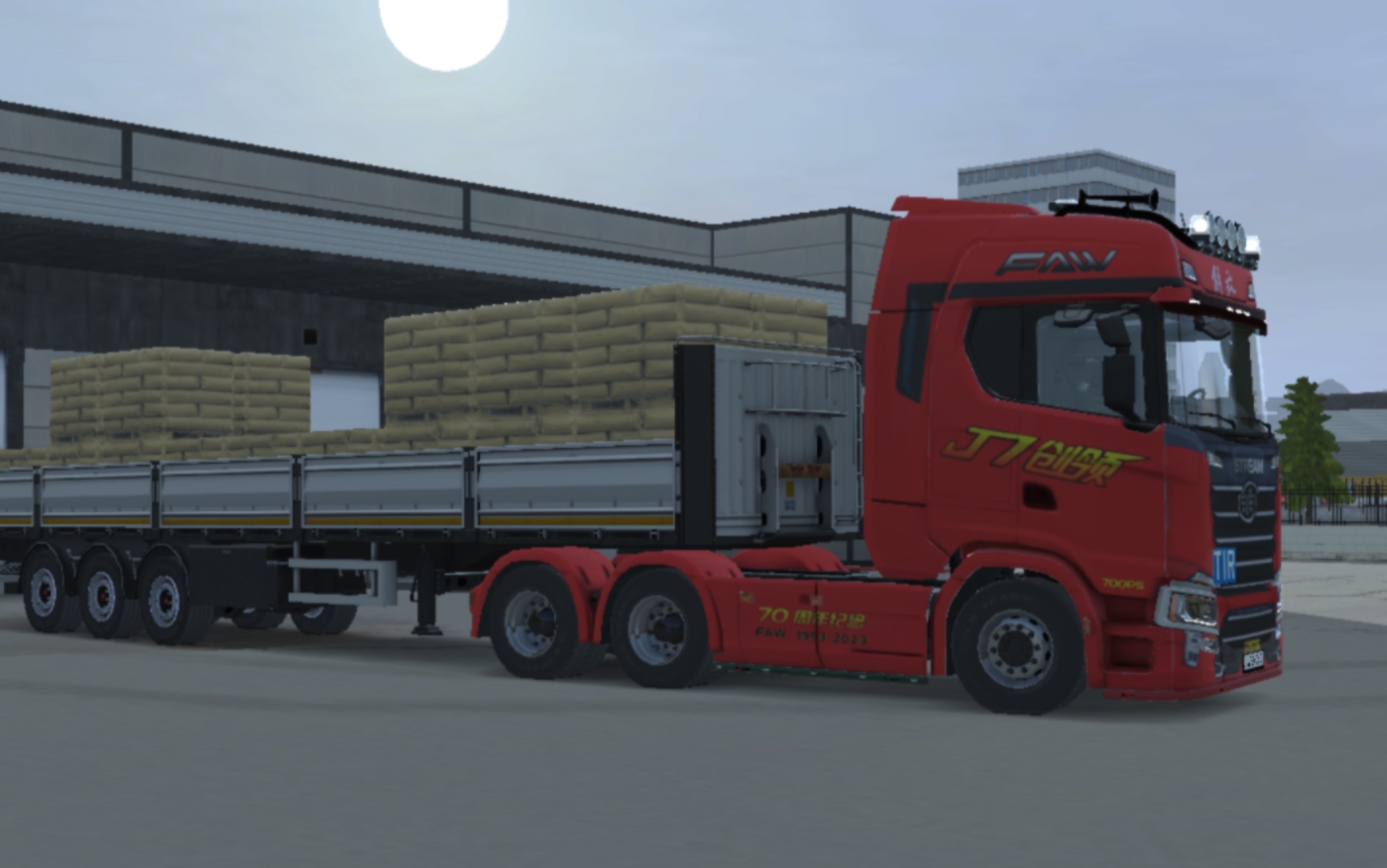 欧洲卡车司机三:第一次用国产车车皮,斯堪尼亚770s