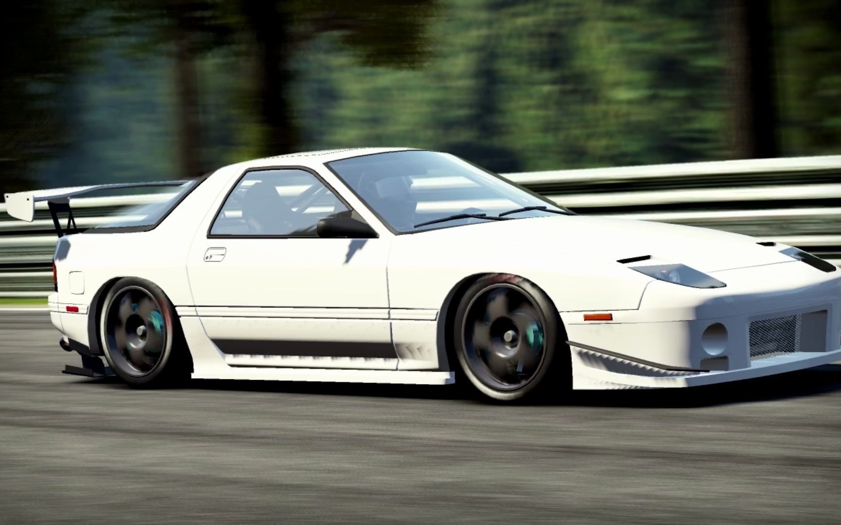 白色彗星纽北激走!极品飞车唯独这版本才有rx-7 fc