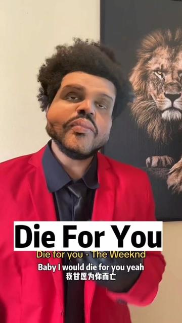 用了盆栽脸特效的盗版盆栽哥the weekday《die for you》,特效确实有