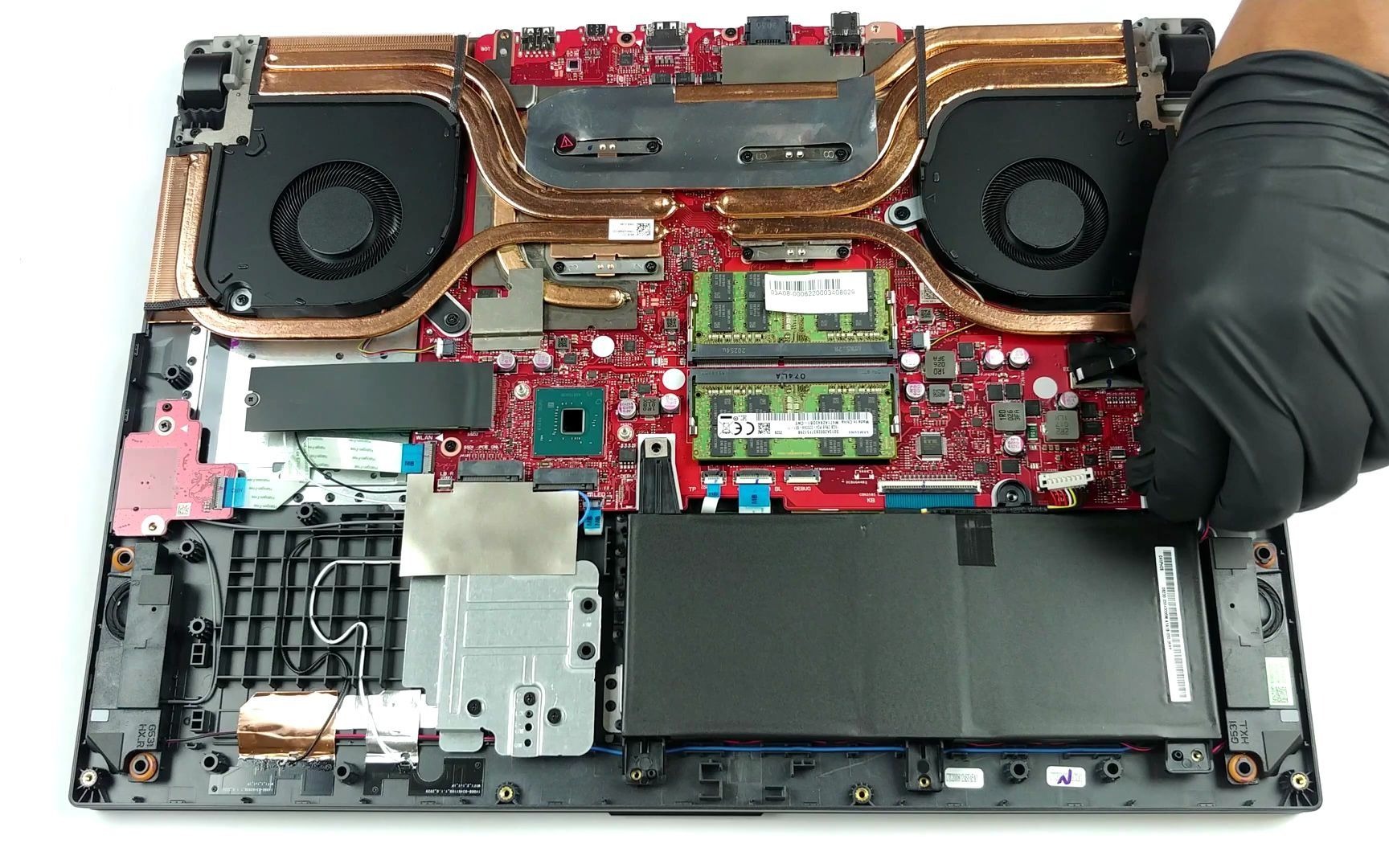 asus rog strix scar 17 g732(枪神4p)拆机升级指南