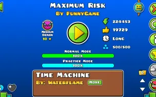 Download Video: （Geometry Dash）九分钟杀掉的免费恶魔:Maximum Risk