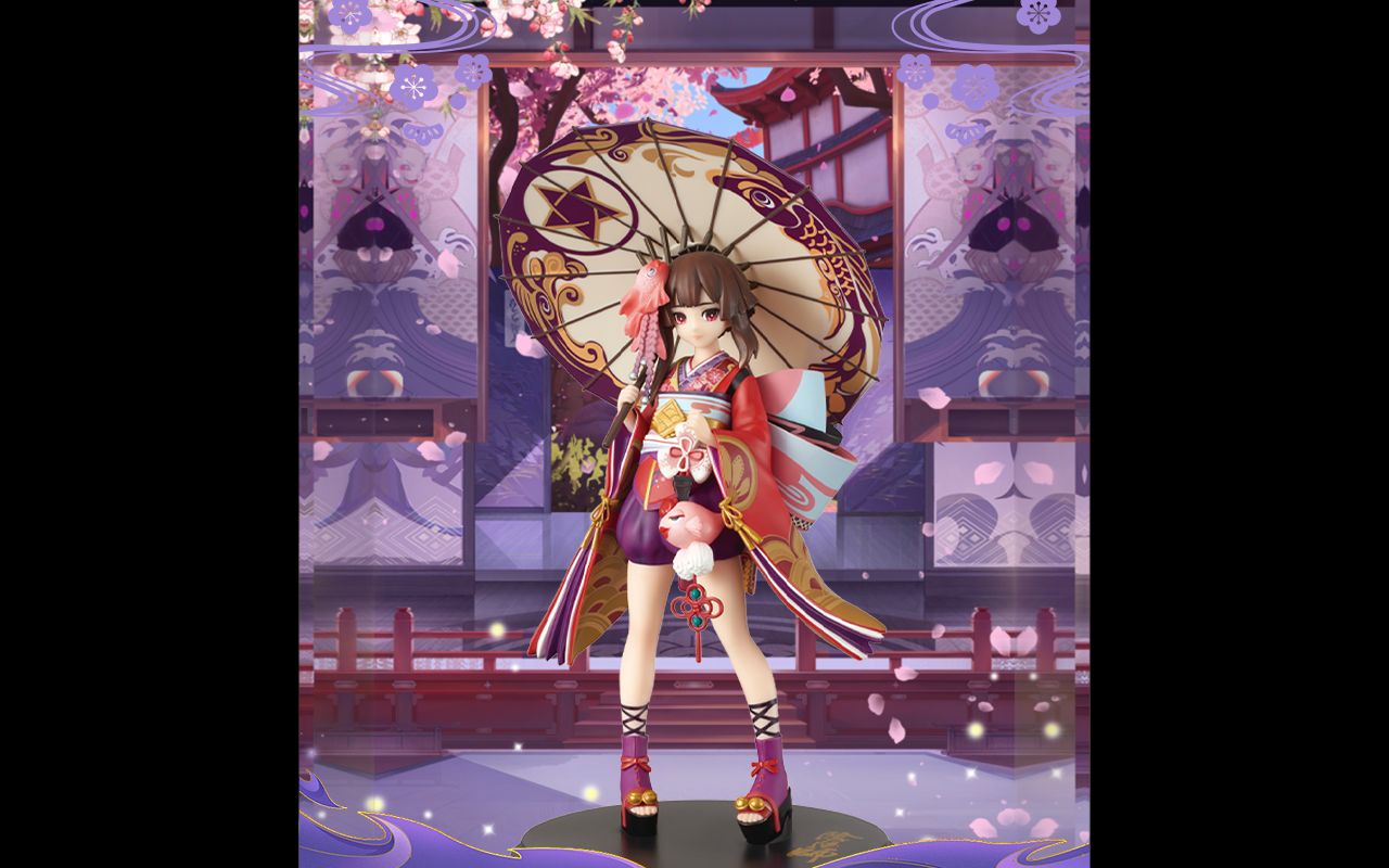 七古力 高透手办主题展示盒 适用于 奥迪双钻 阴阳师 神乐 手办