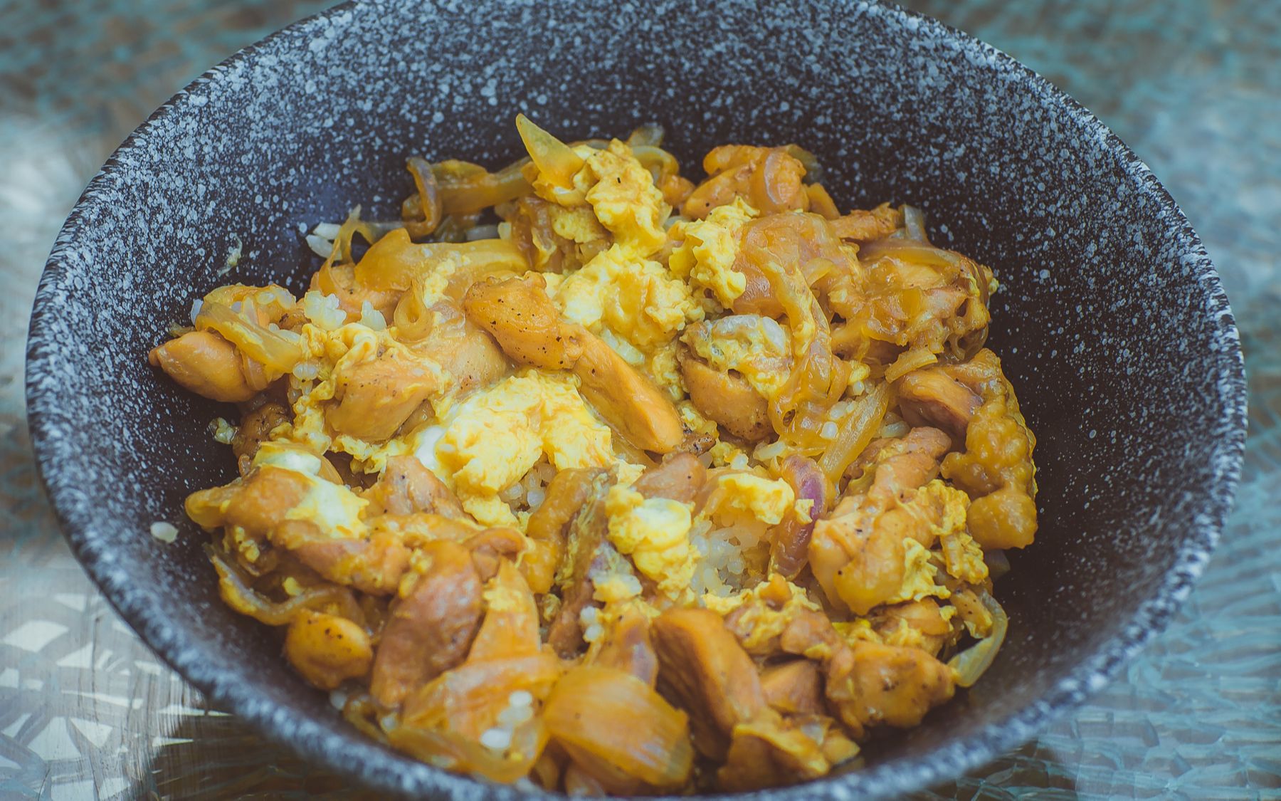 一个人的米饭料理,日式滑蛋鸡肉饭,做法简单上手容易