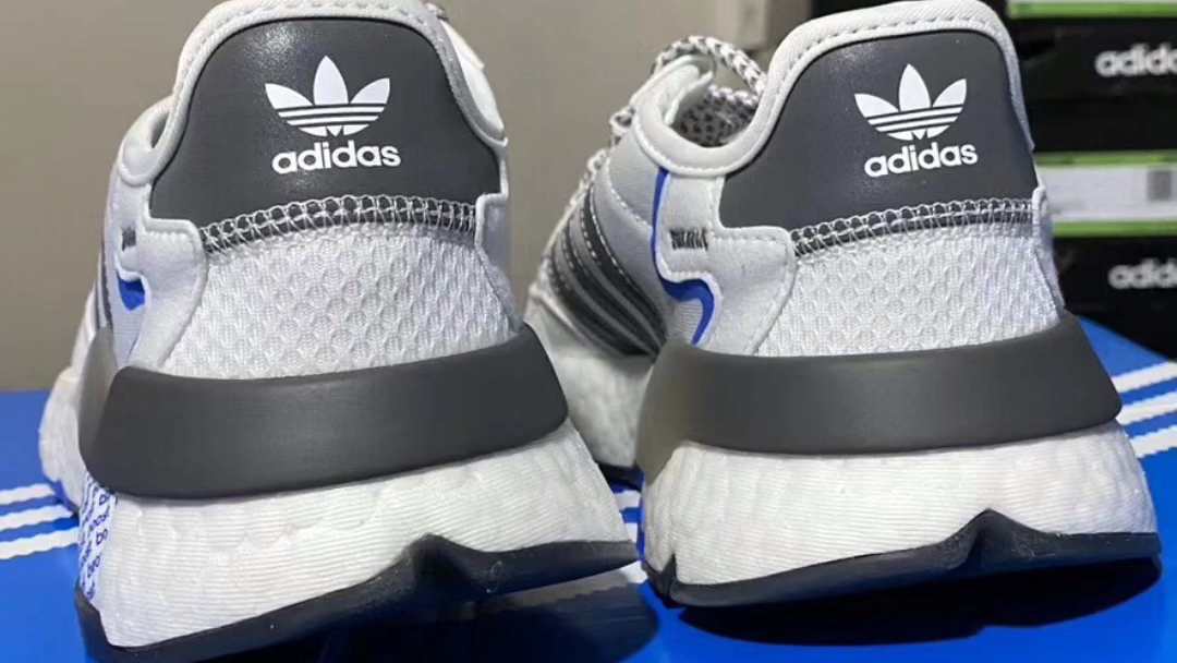 adidas阿迪达斯3m反光夜行者nitejogger男女休闲鞋闪钻满天星尺码