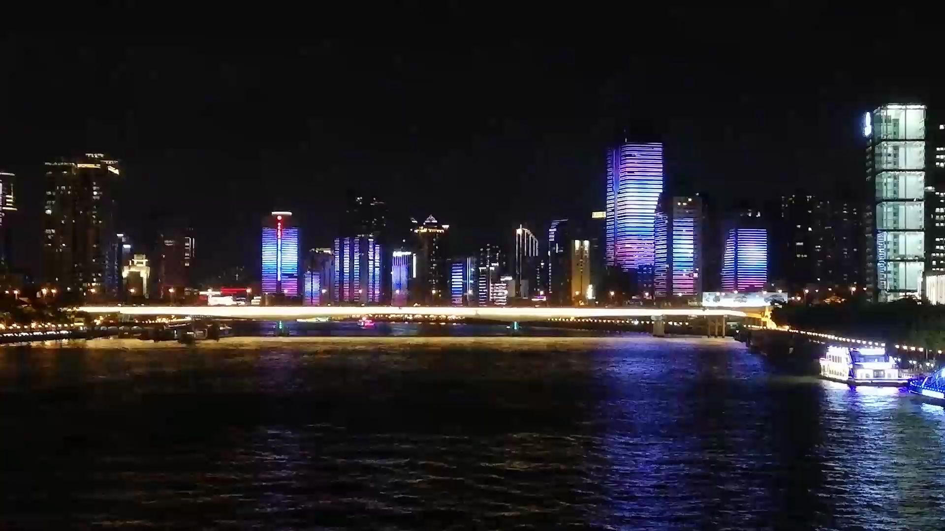 【广州游玩】广州海印桥夜景灯饰变化(情侣拍拖浪漫看夜景)哔哩哔哩bilibili