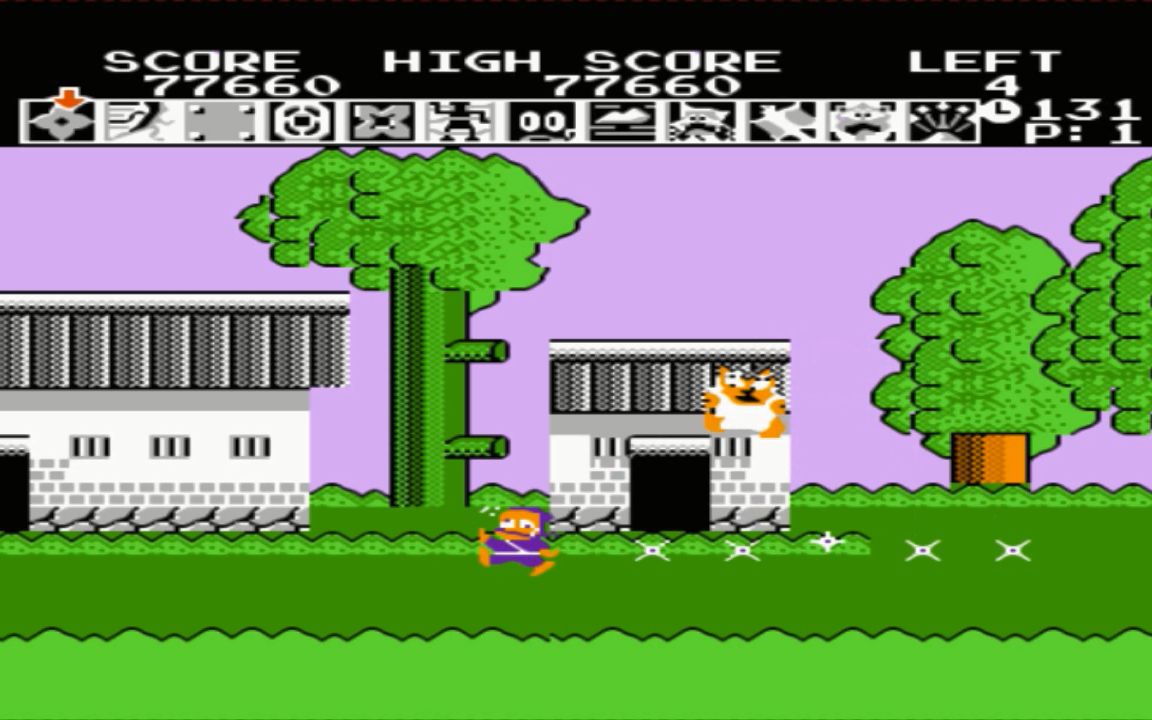 fc游戏 忍者服部君(忍者哈得利) 6-10关