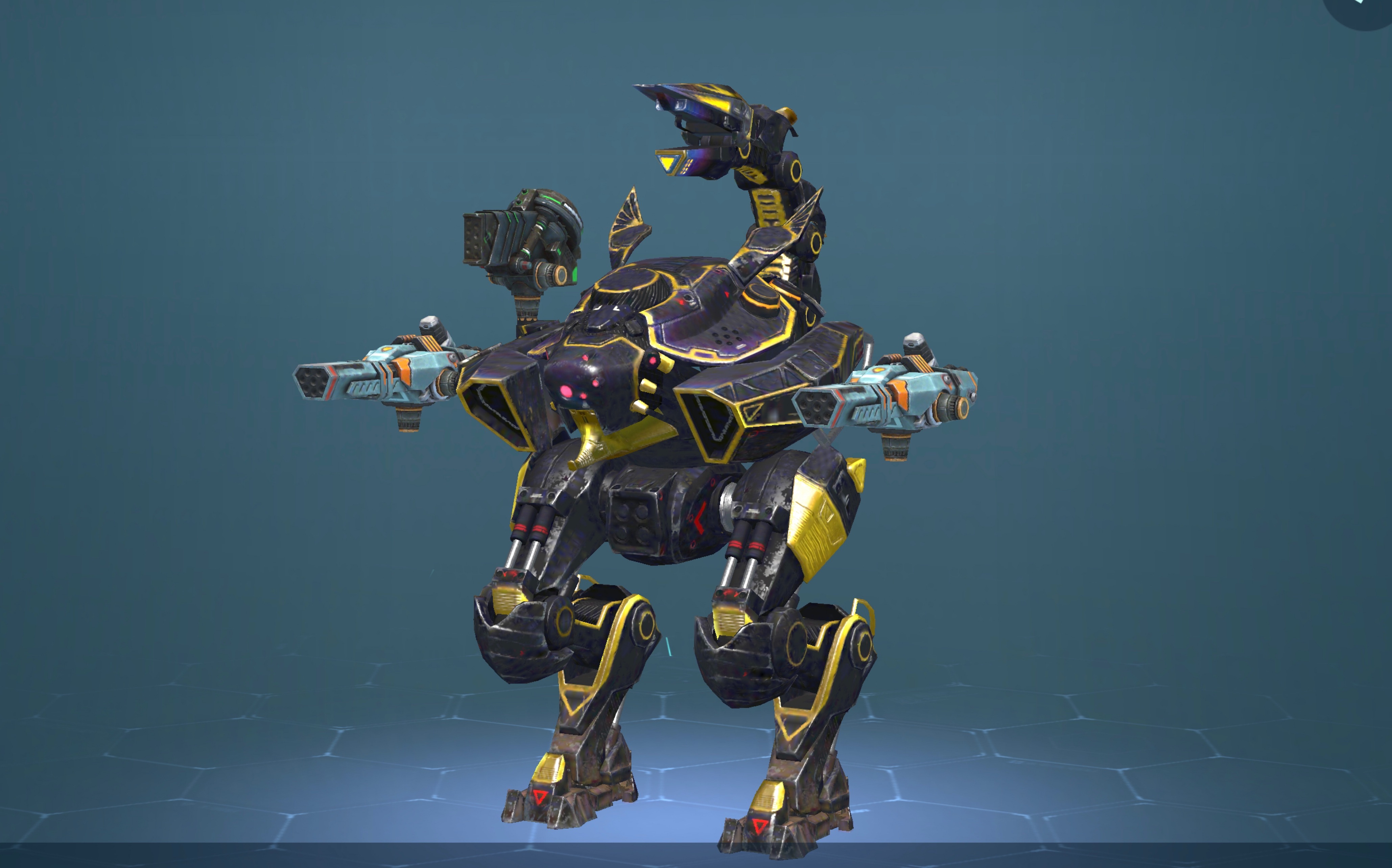 war robot,开箱.抽中蝎子,还是有点开心的.[^-^]