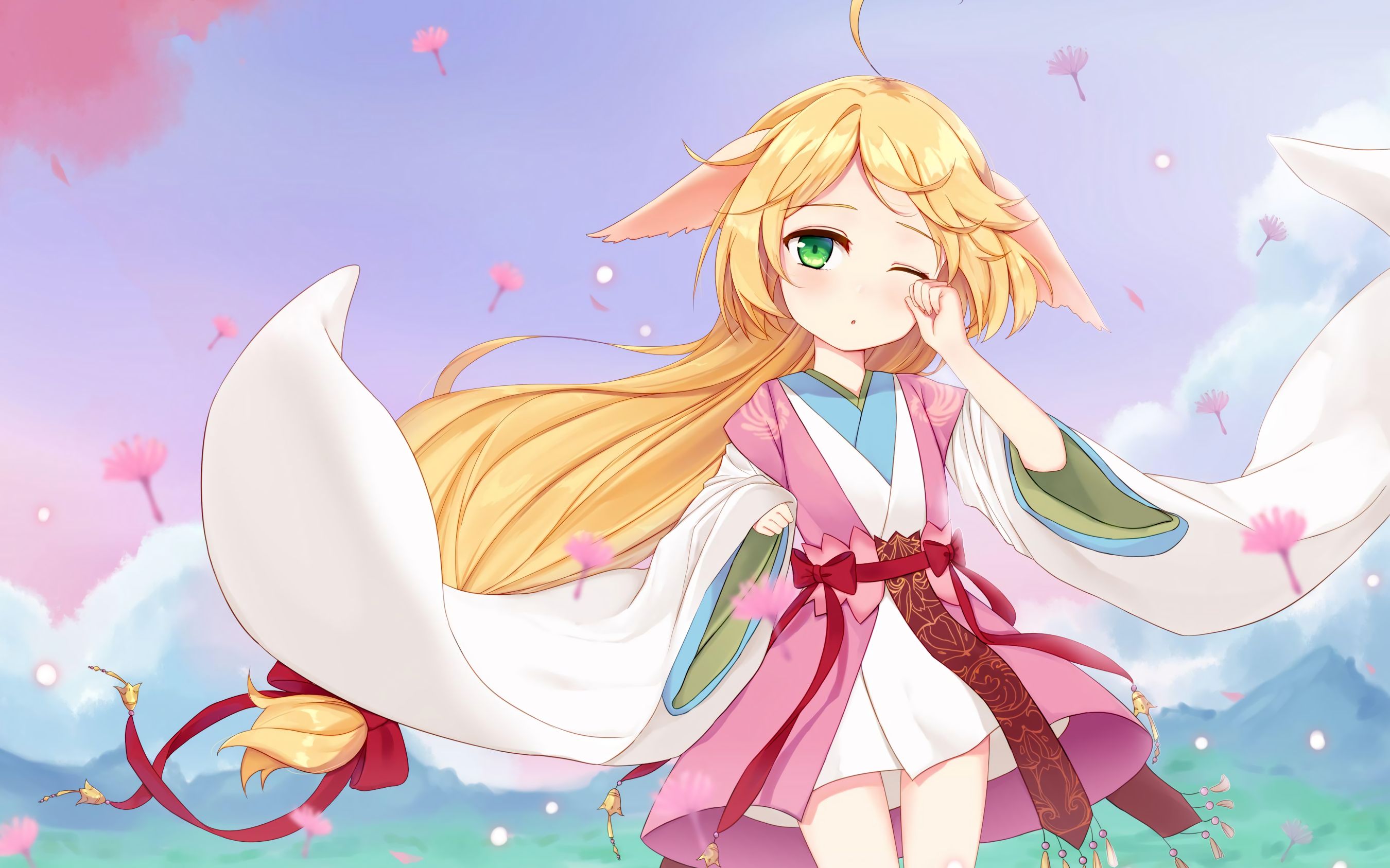 活动作品动态壁纸涂山苏苏狐妖小红娘预览和ps绘制过程简介附下载连接