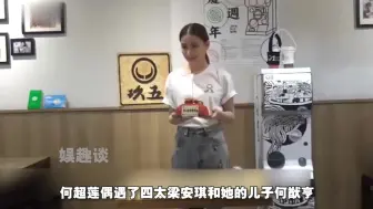 Download Video: 何超莲偶遇四太，注意她对梁安琪的称呼，何猷亨的眼神有深意！