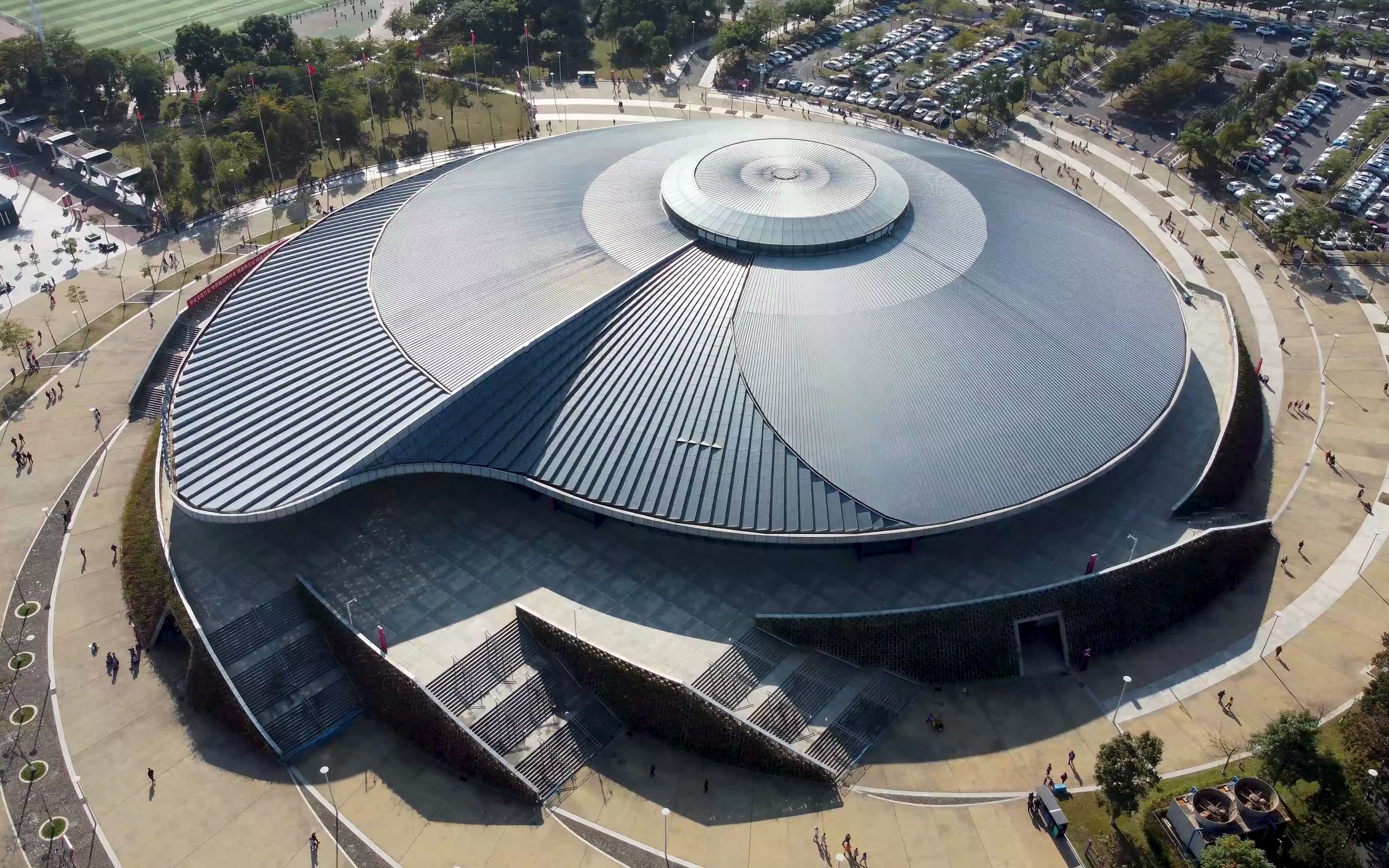 大疆mini2 东莞长安体育公园