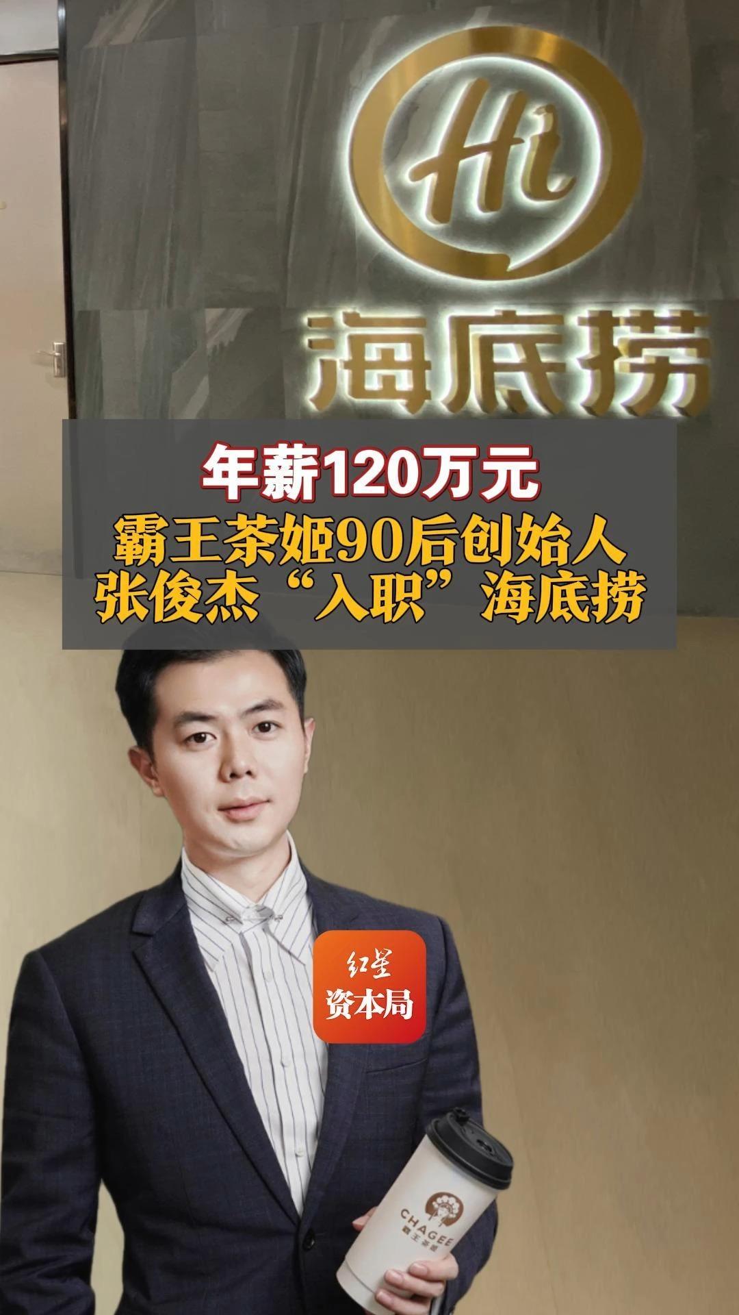 年薪120万元 霸王茶姬90后创始人 张俊杰“入职”海底捞哔哩哔哩bilibili