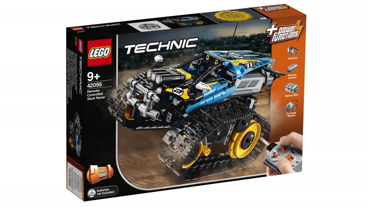 2019年乐高科技新套装:lego remote-controlled stunt racer (42095)