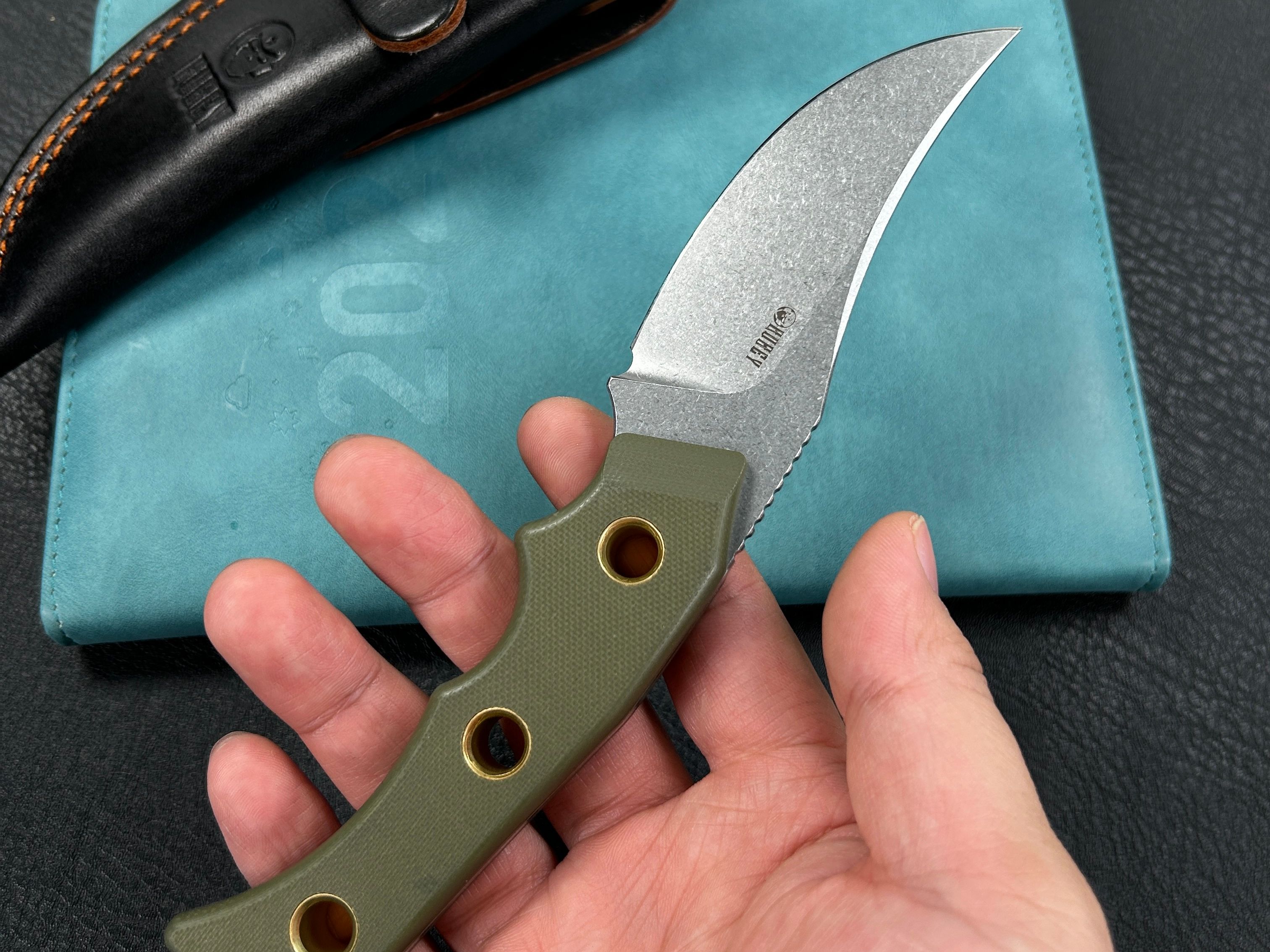 kubey酷备ku375c一体龙骨小直刀