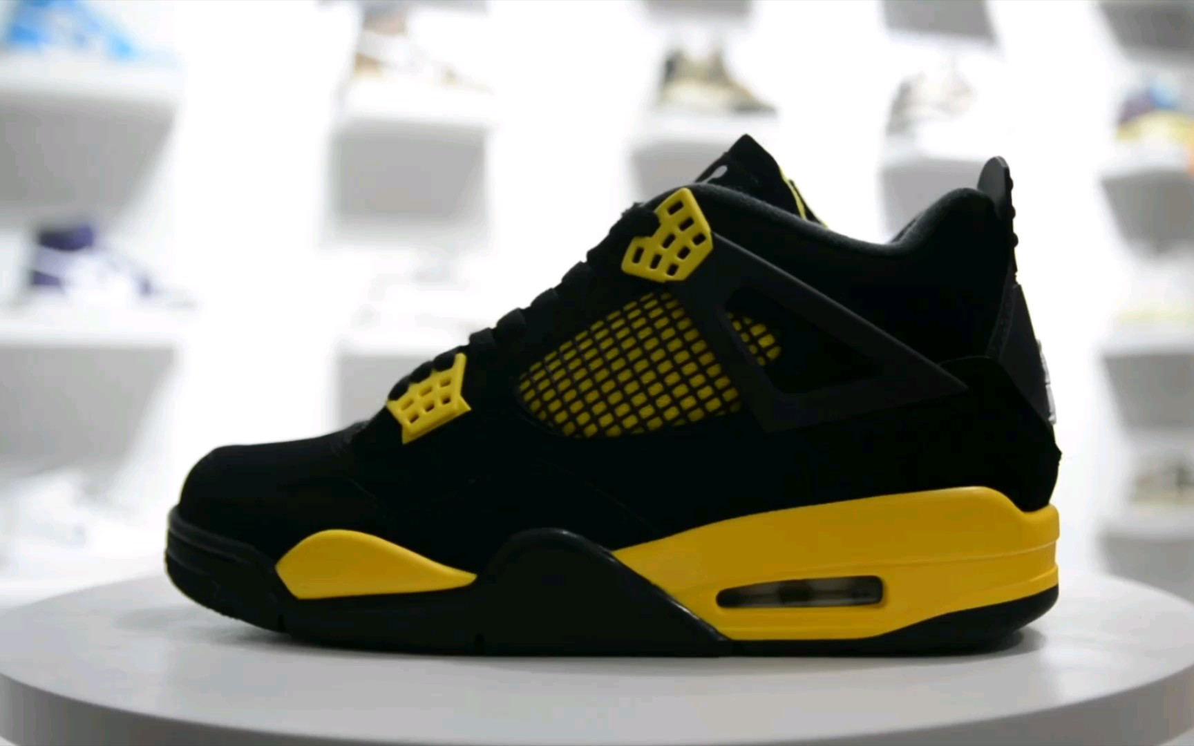 aj4 air jordan 4 retro 黑黄雷公 40/48