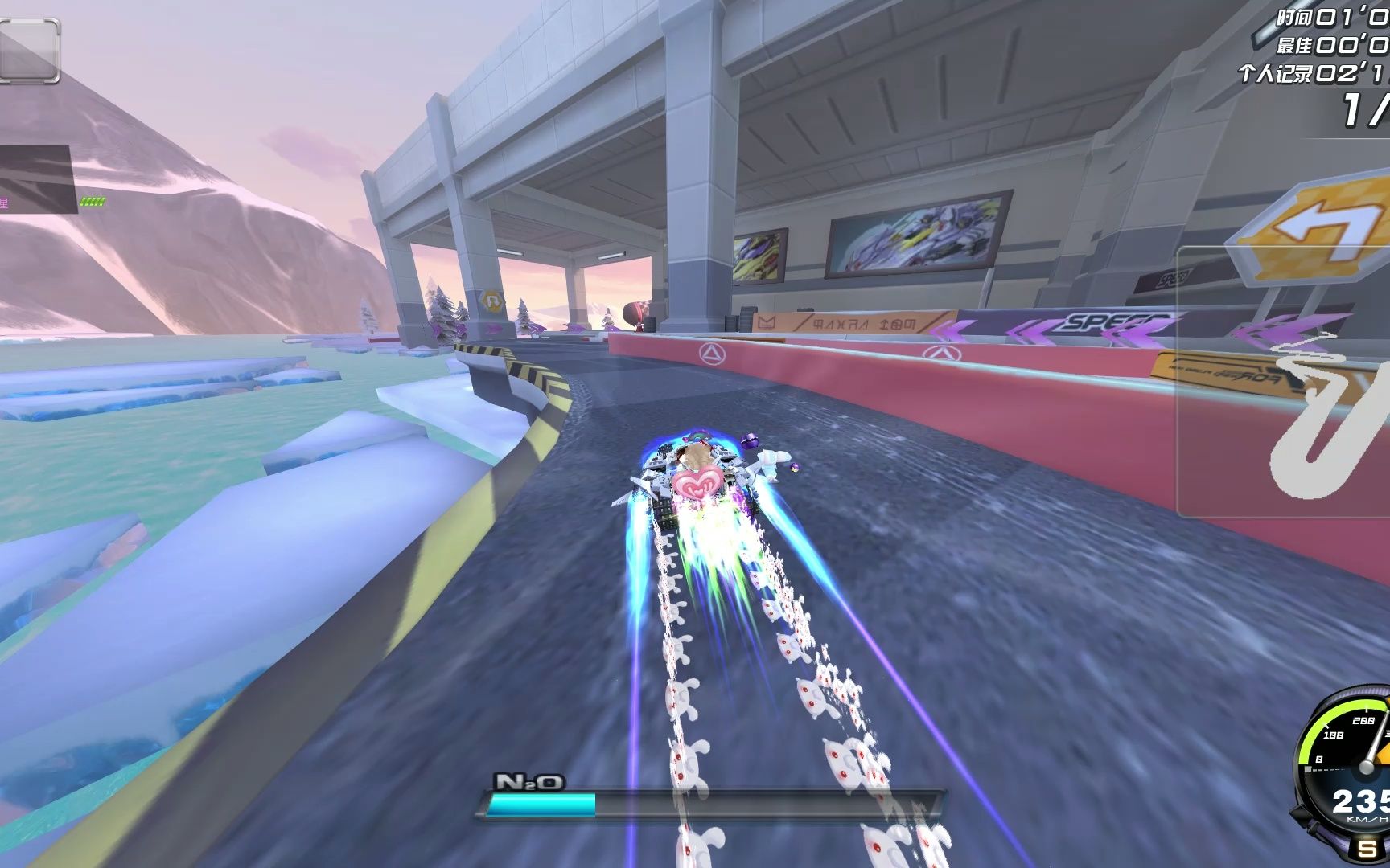 qq飞车端游:15周年s车体验02—终极暴风雪