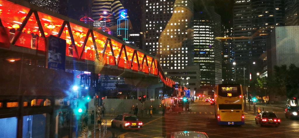 香港中环夜景