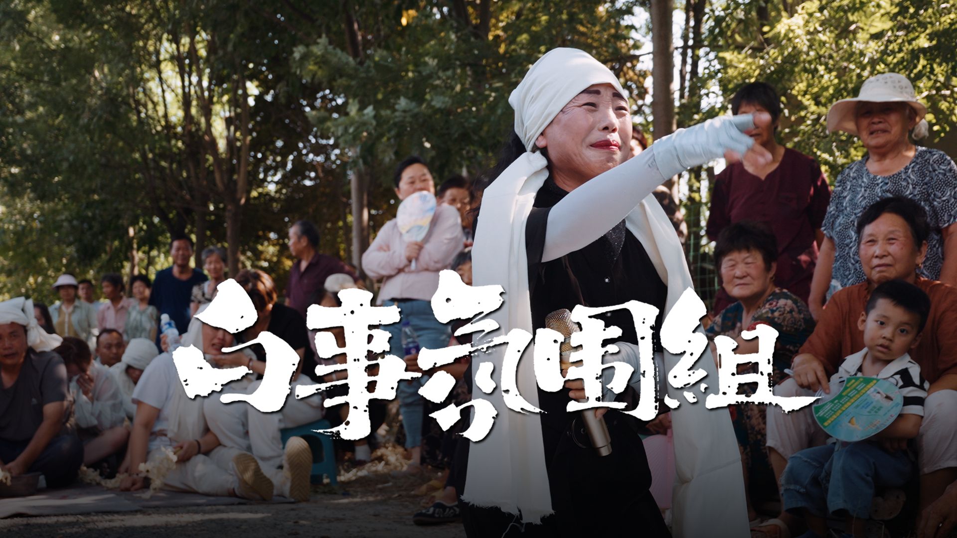 【白事氛围组】河南白事三件套，唢呐白狮灵前叫【探照灯计划】