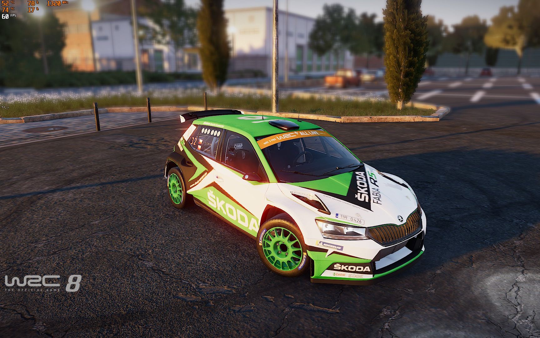 【wrc8】斯柯达法比亚(晶锐)r5暴力攻山