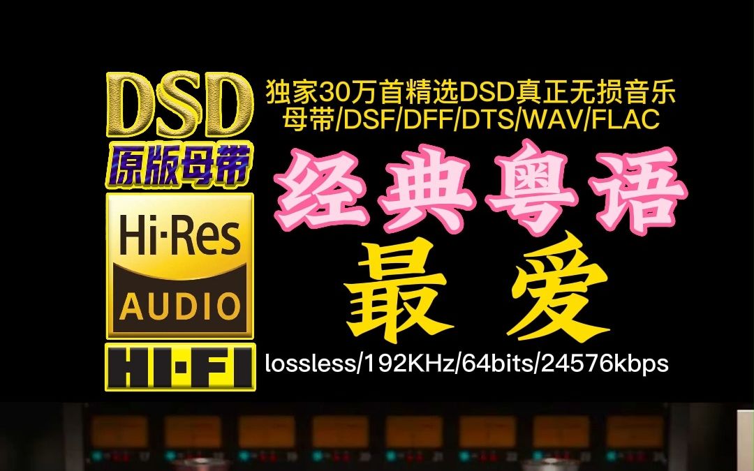 经典粤语歌曲,流行30年:周慧敏《最爱》DSD完整版【30万首精选真正DSD无损HIFI音乐,百万调音师制作】哔哩哔哩bilibili