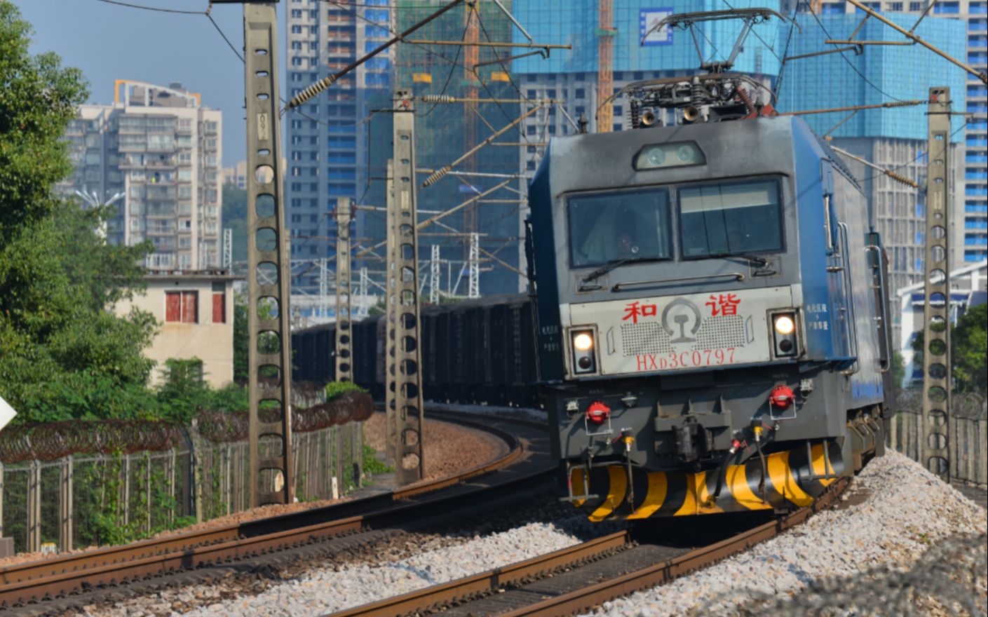 hxd3c拉货鸣笛等 信 号