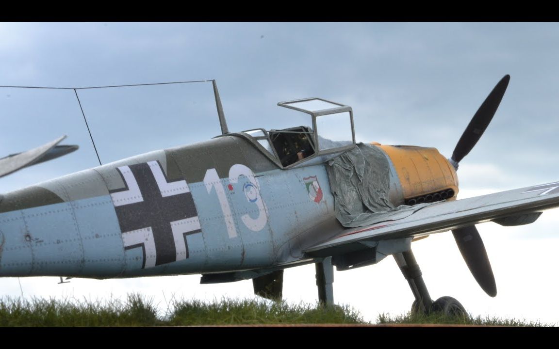 【纸模制作】1/33Bf109 E4战斗机纸模,Halinski厂出品YouTube转载 Oliver Skovajsa频道哔哩哔哩bilibili