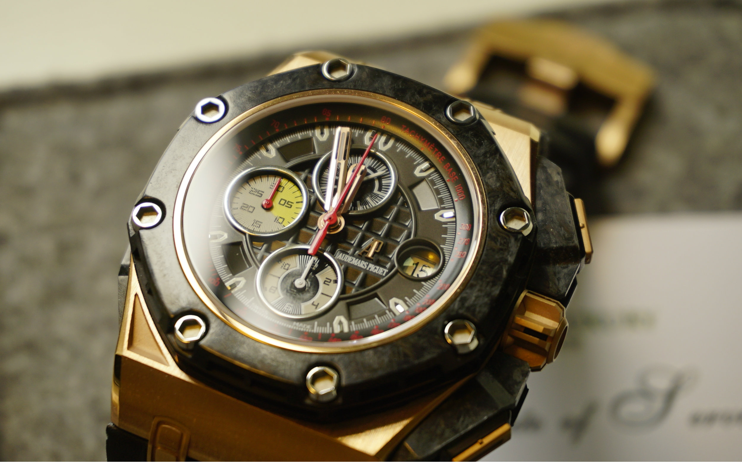 【Vingo私人订制】Audemars Piguet爱彼 皇家橡树离岸型26290RO 机械表手表订制样品展示哔哩哔哩bilibili