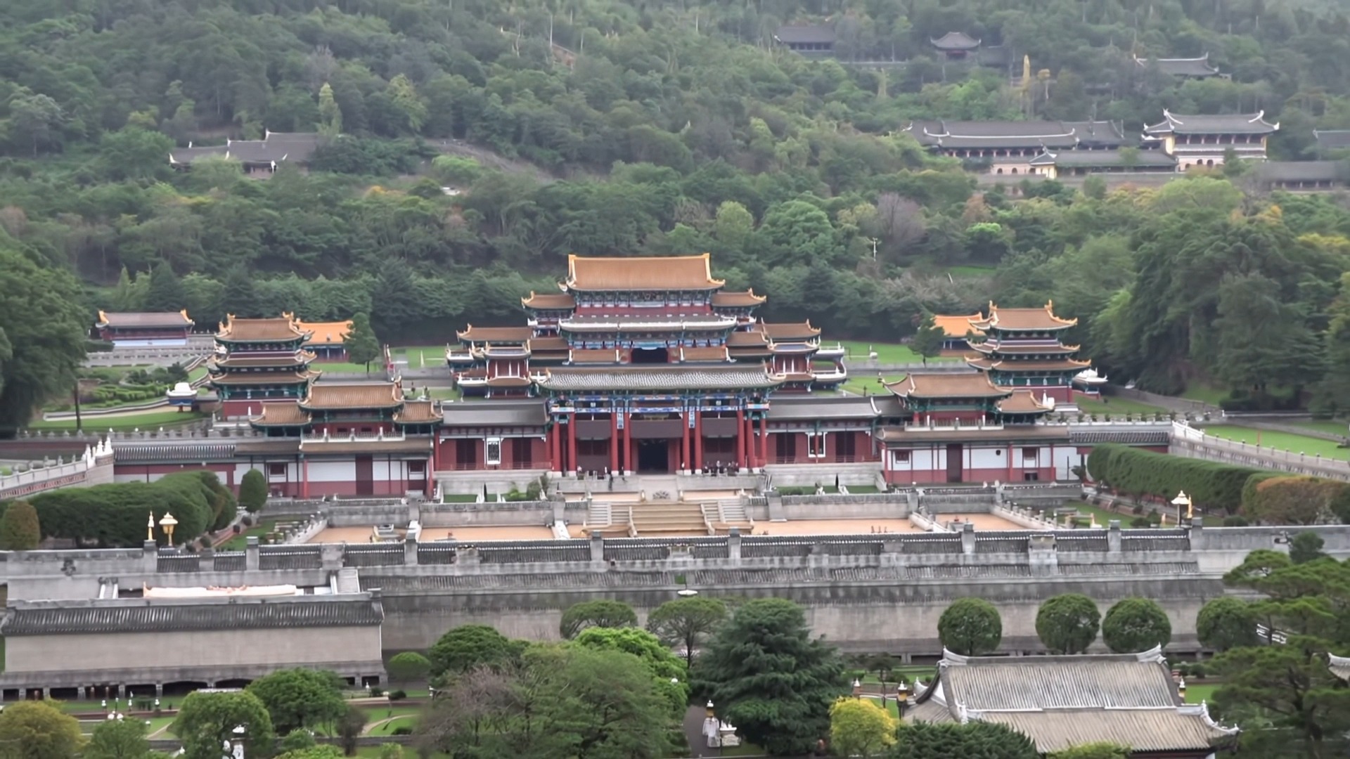 我用ai按杜牧的《阿房宫赋》里的描写生成了一座阿房宫建筑群!