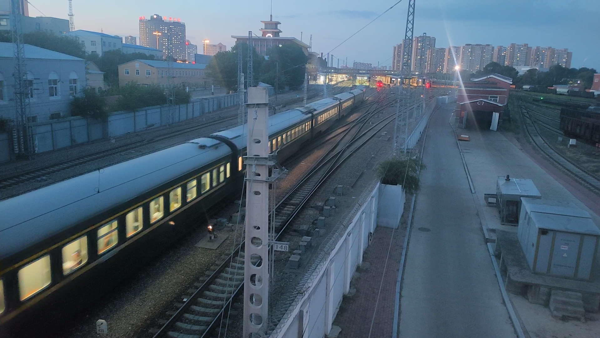 【京厦直特复活了但没完全复活】南北长交路直达特快z308次(齐齐哈尔