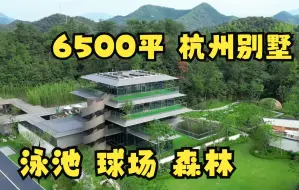 Download Video: 杭州6500平独栋别墅 泳池球场山地森林