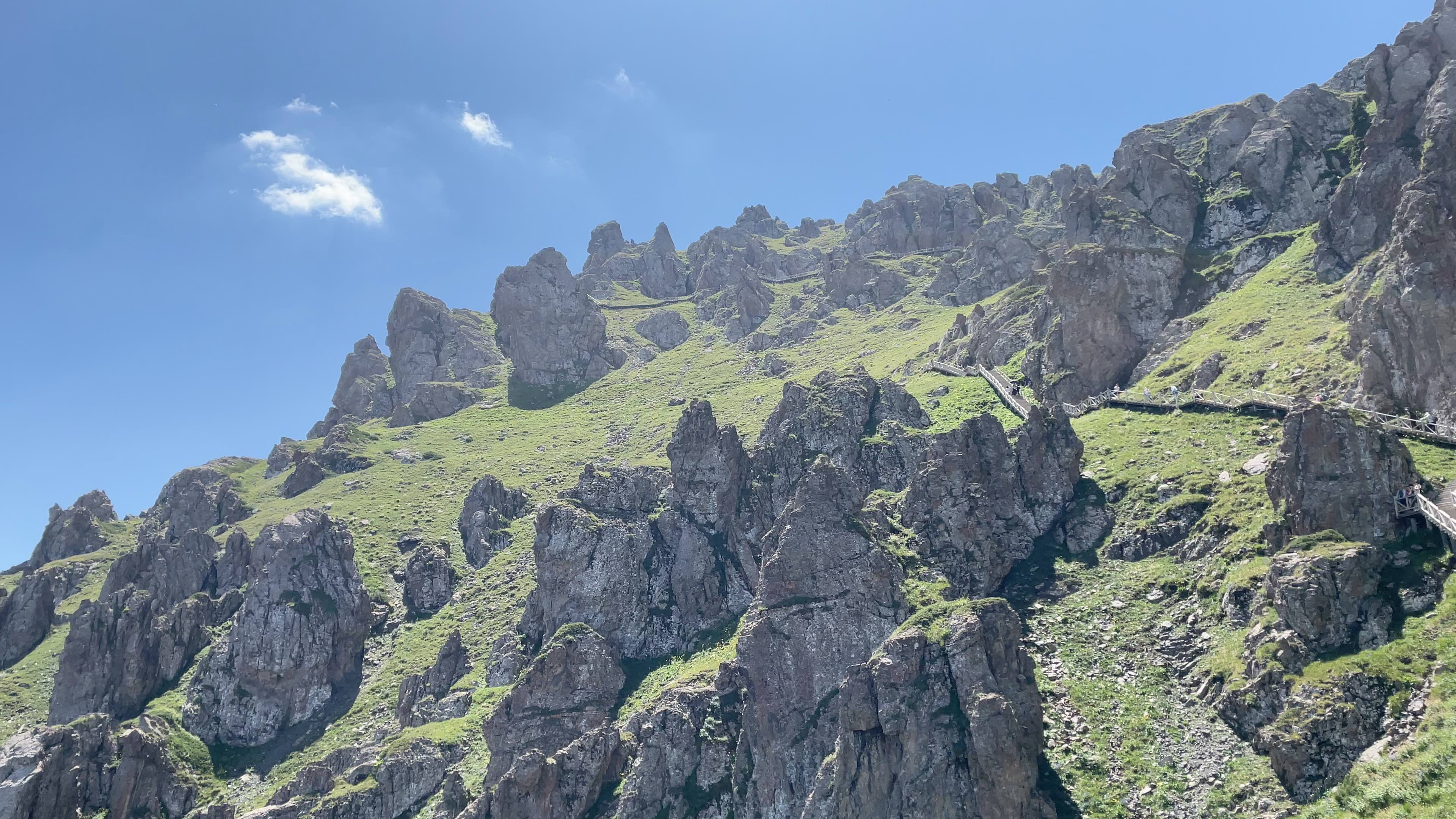 马牙山石林 天山天池