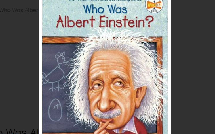 [图]【英文有声书】Who Was Albert Einstein 美国小学流行名人传记科普系列—爱因斯坦