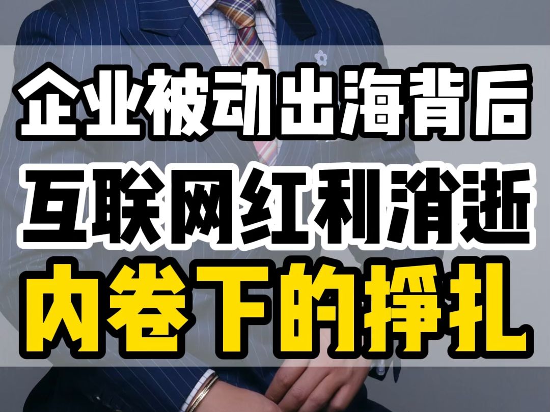 企业被动出海背后互联网红利消逝内卷下的挣扎哔哩哔哩bilibili