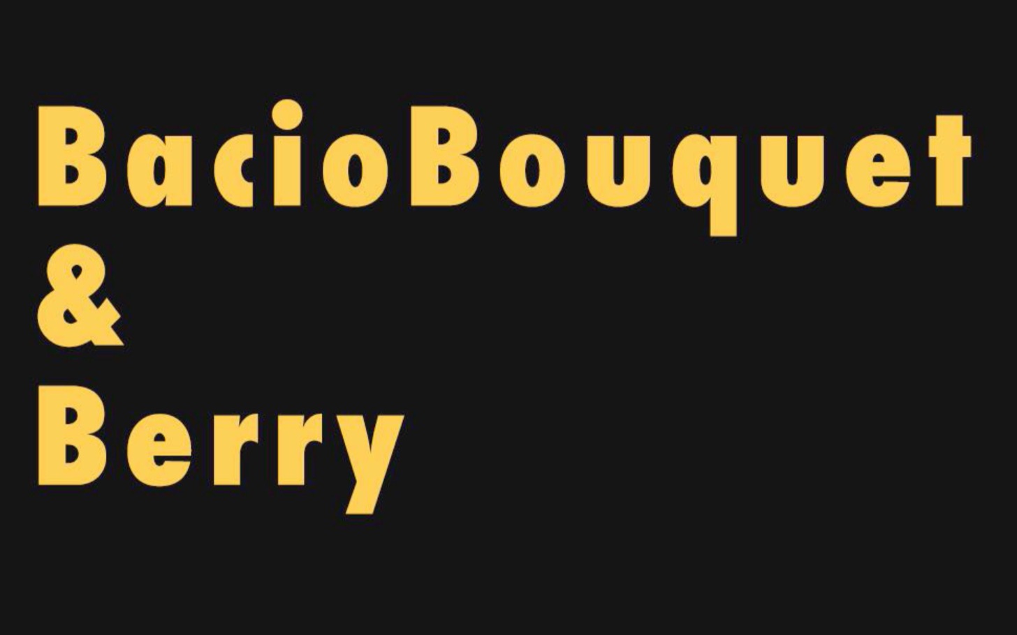 q】berry.q & bacio bouquet 2018 ss