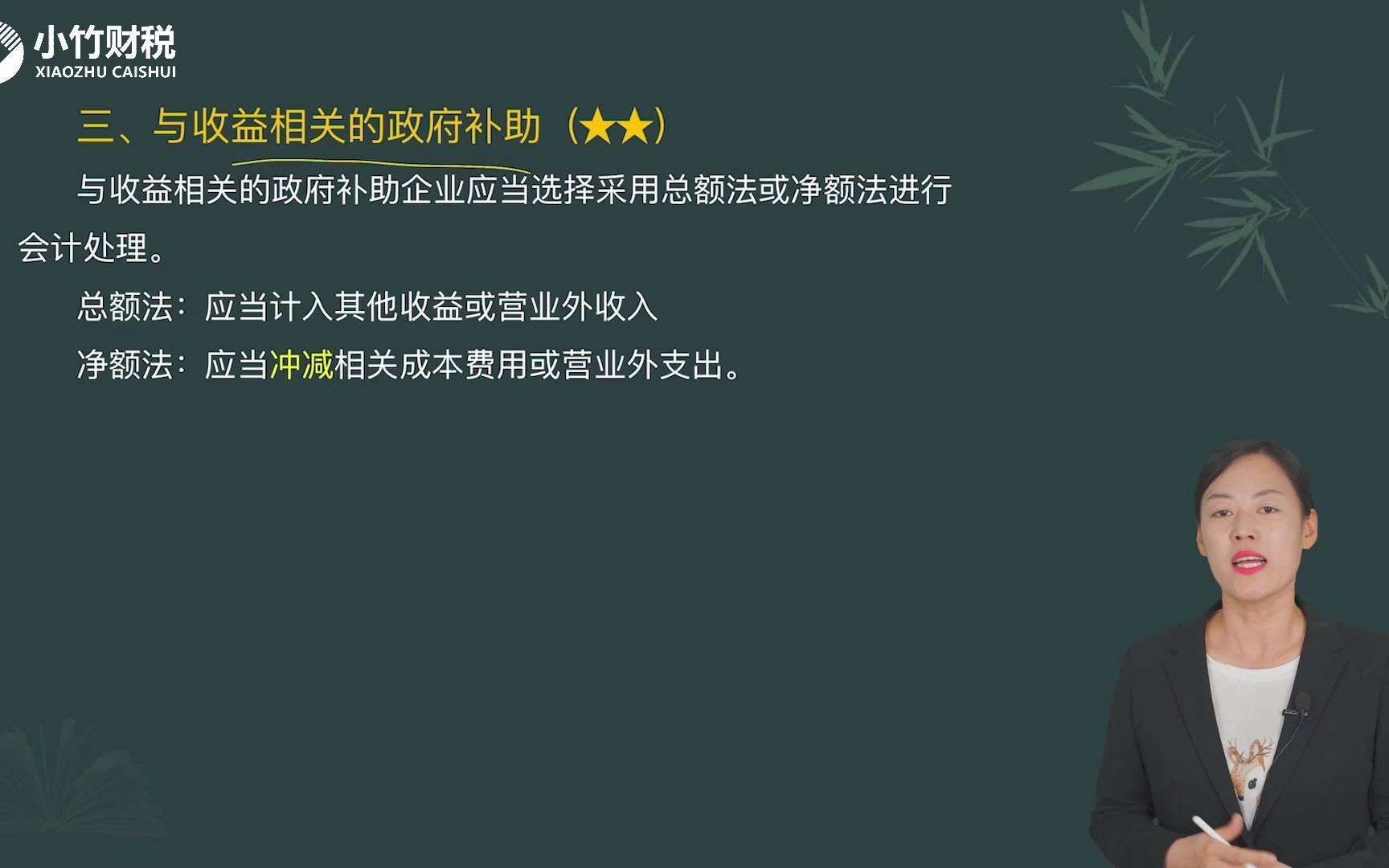 2022中级会计考试中级会计实务第47讲:第十一章政府补助的会计处理(1)哔哩哔哩bilibili