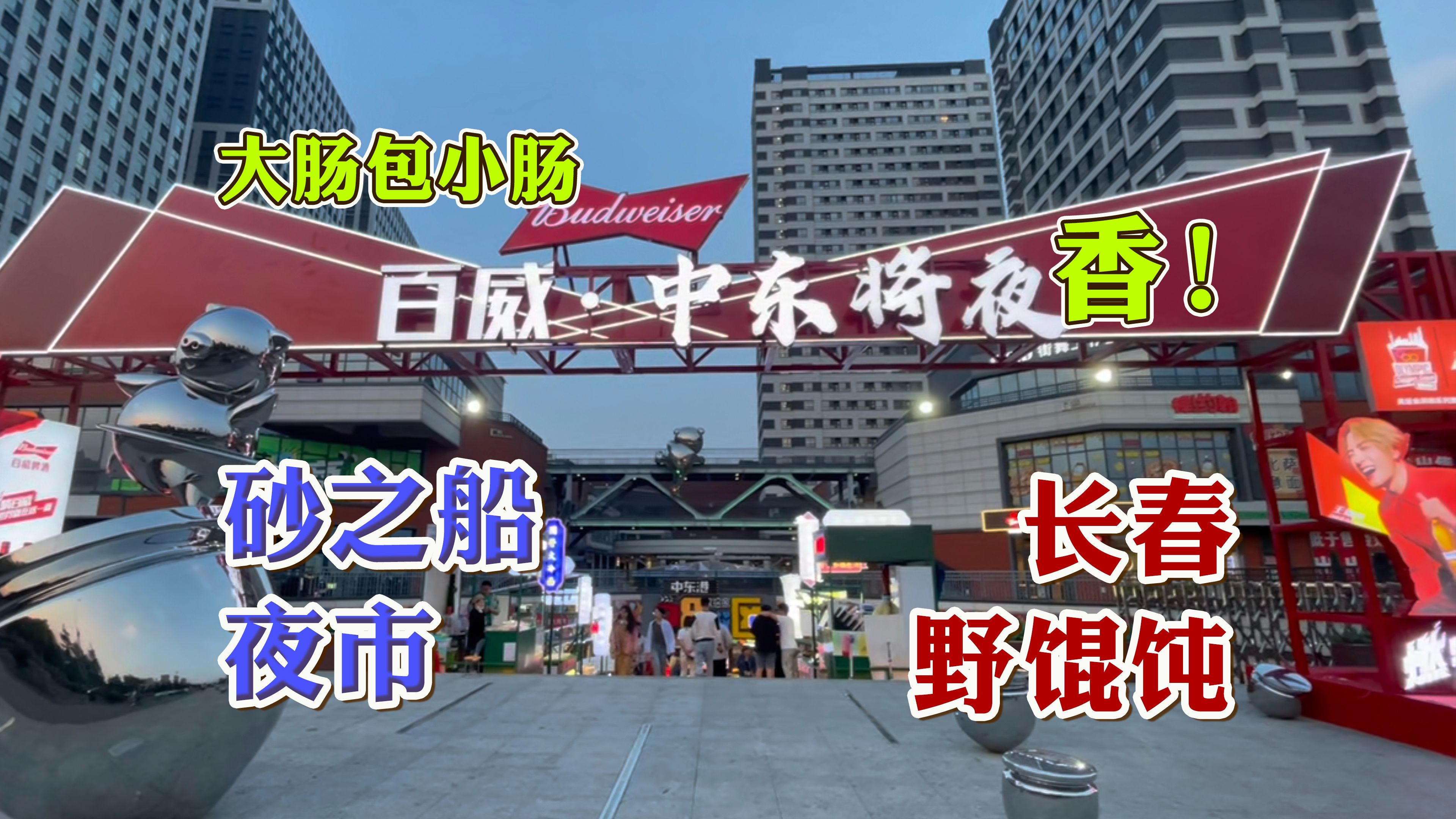 中东砂之船夜市,长春馄饨界里的劳斯莱斯,好吃绝绝子……你们有什么好玩的夜市,评论区留言……哔哩哔哩bilibili