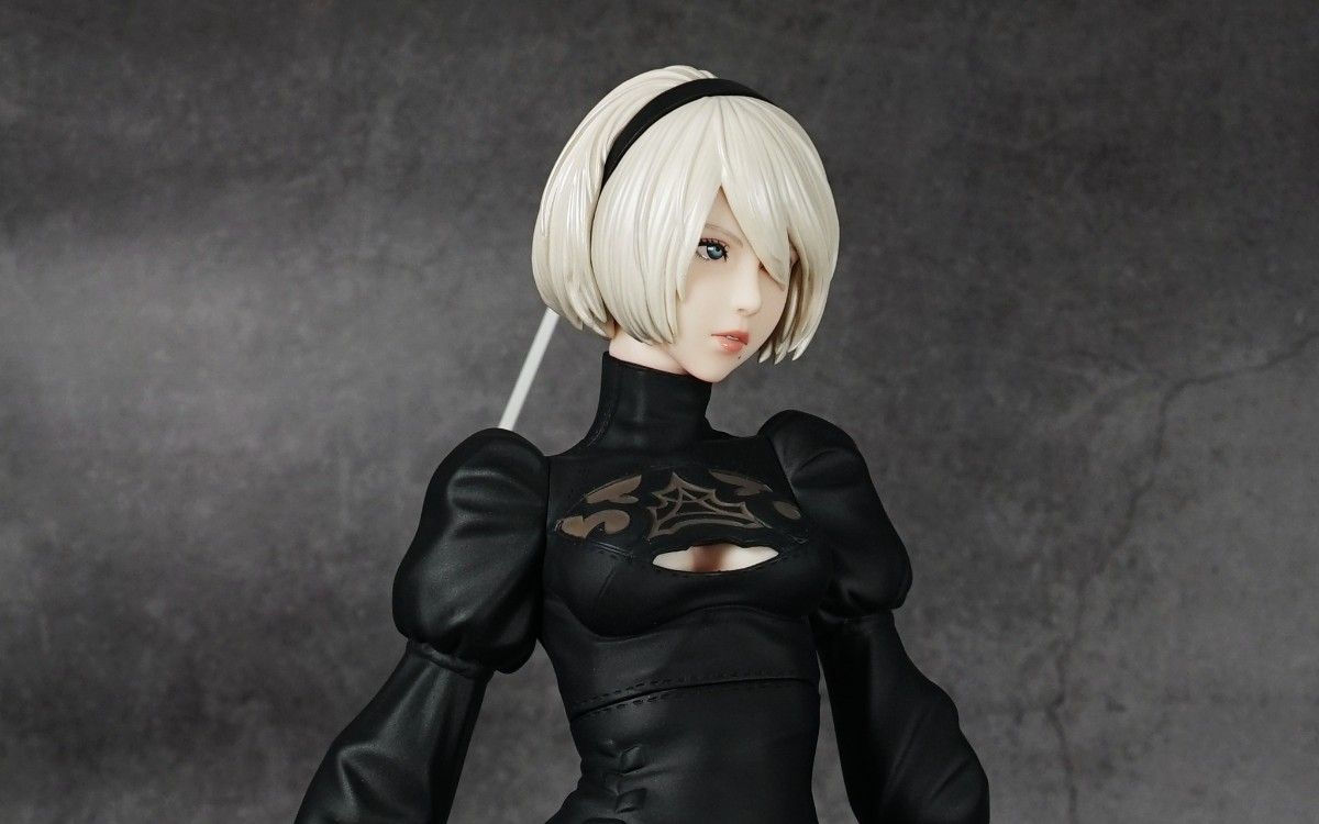 【尼尔:机械纪元】zbrush雕刻2b小姐姐捏脸(从球开始制作分享)