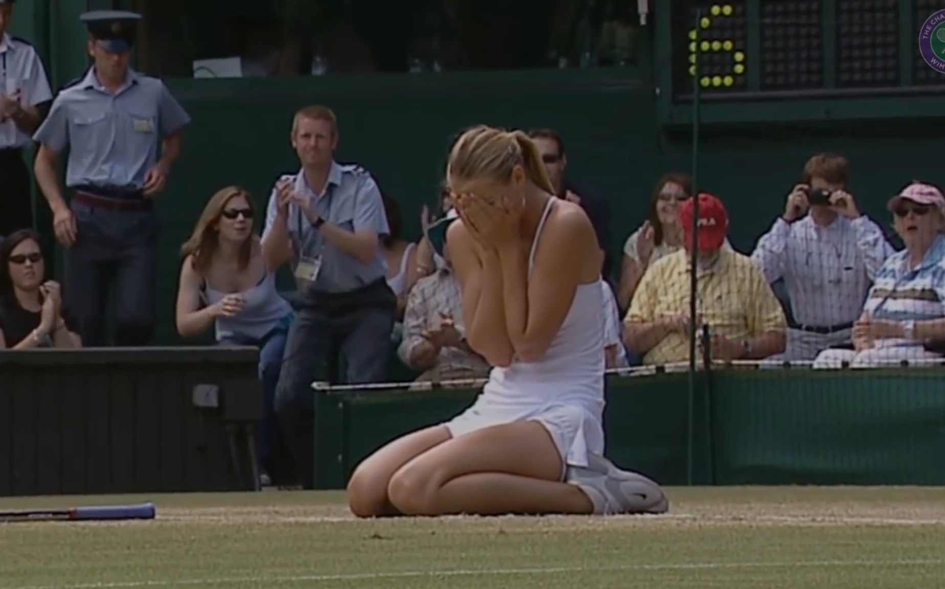 高清网球梦回2004温网女单决赛莎拉波娃vs小威廉姆斯hl