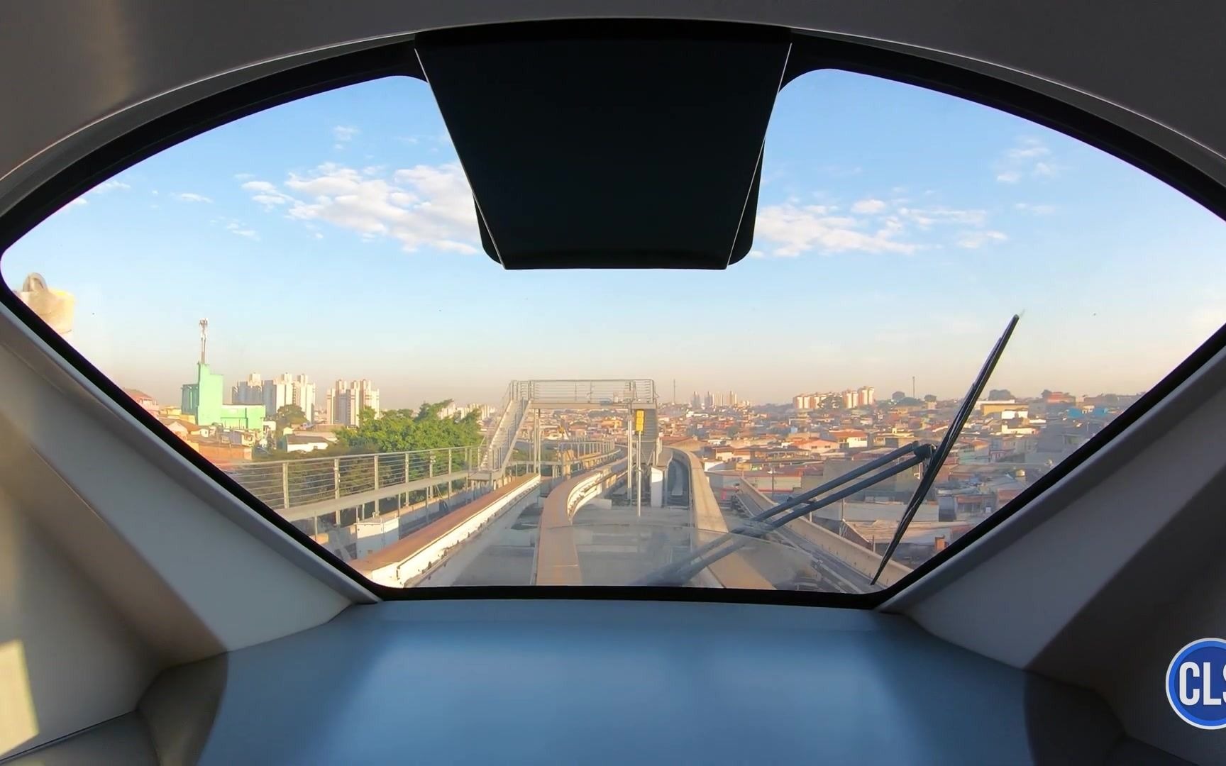 巴西圣保罗城轨15号线庞巴迪无人驾驶单轨列车试运营前方展望