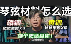 Download Video: 黄铜琴弦与磷铜琴弦音色有啥区别？一个视频告诉你达达里奥XS黄铜琴弦磷铜琴弦音色对比