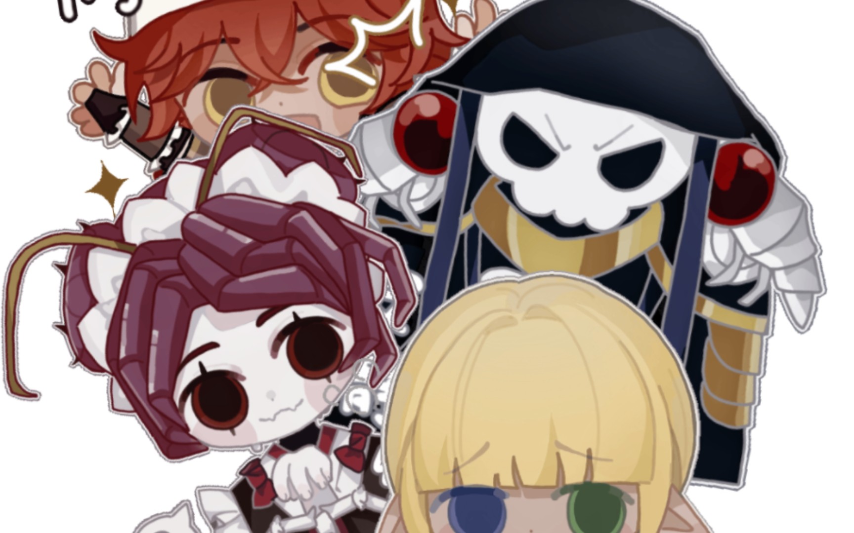 画一点点骨王的小表情