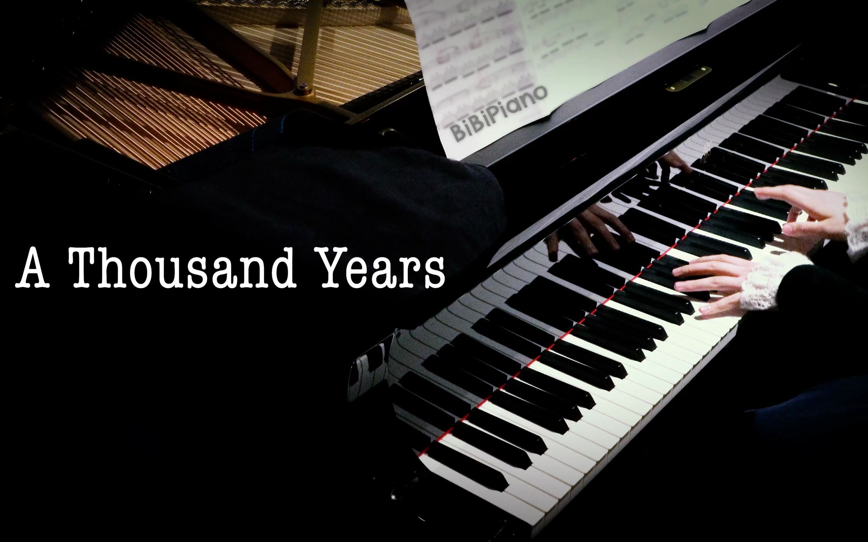 [图]油管超16亿播放！A Thousand Years 钢琴