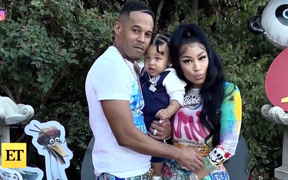 【麻辣鸡】妮琪·米娜 (nicki minaj) 为儿子的第一个生日派对全力以