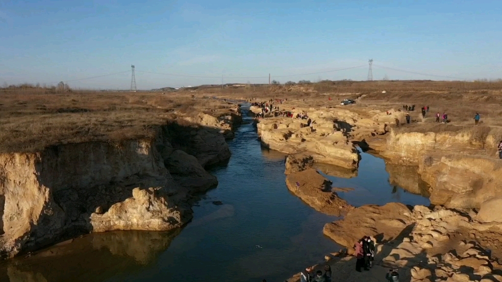 快来打卡!河北邢台信都白马河现“壶口”地貌哔哩哔哩bilibili