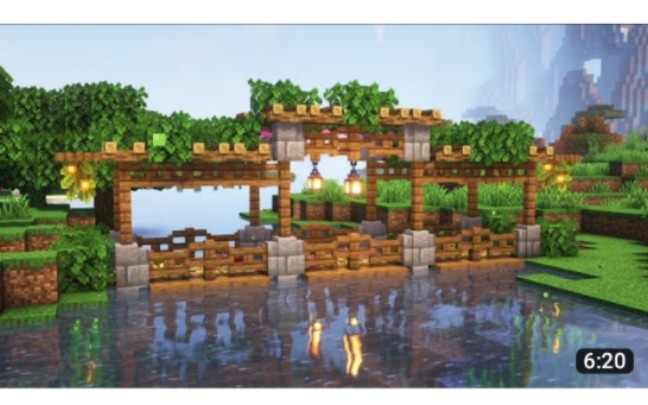 【我的世界建筑教程】带你做个简易的生存小桥